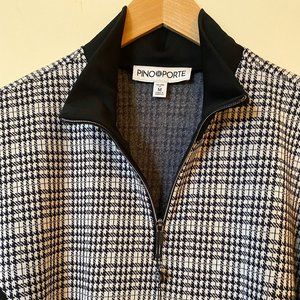 ALTON Glen Plaid Qtr Zip Performance Pullover